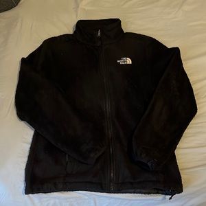 Black fuzzy north face